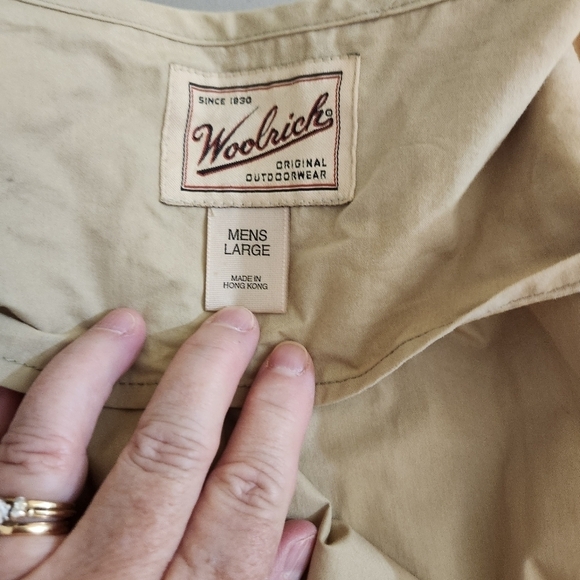 Woolrich Rugged Fishing Vest Tan, sz L - Picture 8 of 13